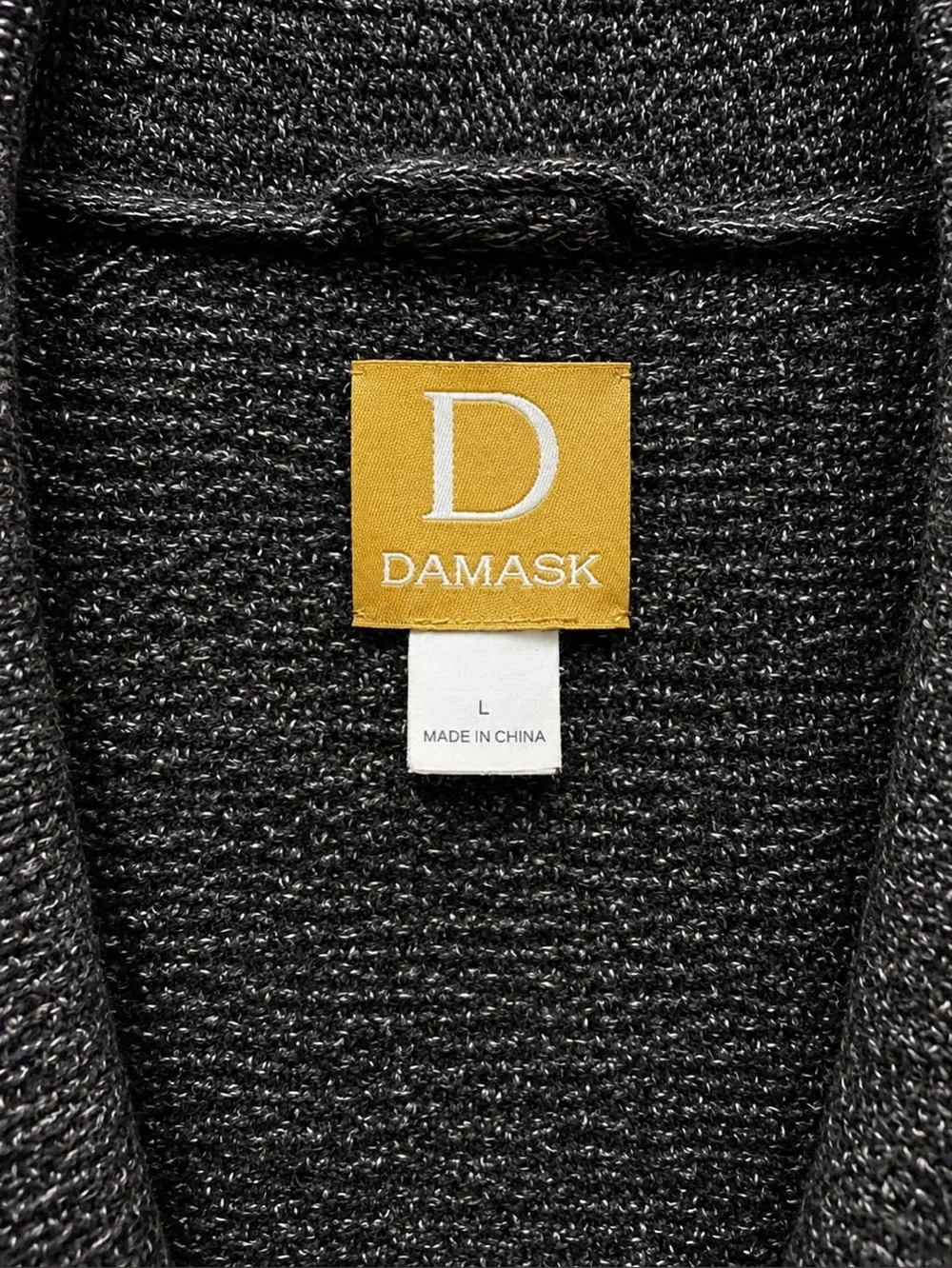 Damask Large Cashmere Angora Wool Blend Charcoal Longline Coatigan Cardigan Chic